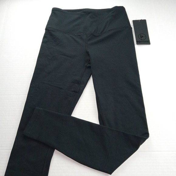 90 Degree By Reflex Women's Polar Flex Fleece Lined Legging Size XS Black - Picture 1 of 8